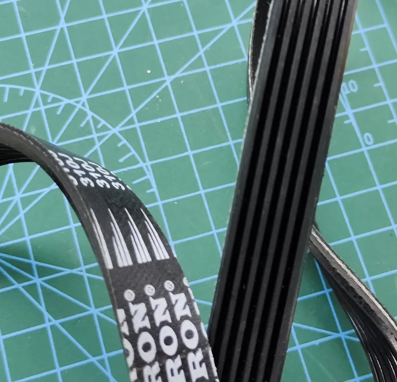 360J 370J Ribbed belt Drive Belt for Planer Treadmill Embroidery