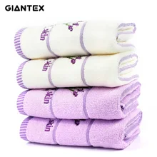 GIANTEX 2 шт. шаблон для лица из чистого хлопка Полотенца супер абсорбент Ванная комната Полотенца s для взрослых 35x75 см toallas салфетку recznik handdoeken