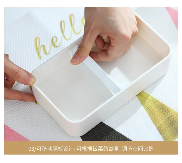 Деревянный Bento Box Ланч-бокс, двойная Студенческая коробка для завтрака, суши-бокс