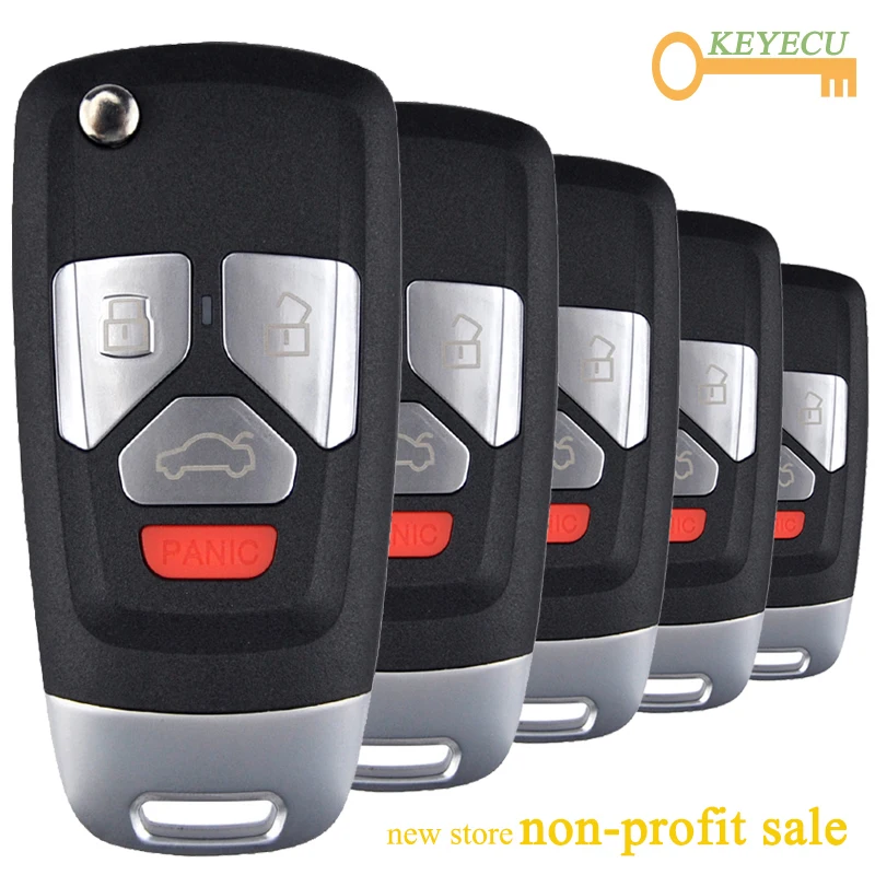 KEYECU 5 шт./лот KEYDIY NB серии NB26 3 + 1 мульти функциональный дистанционный ключ