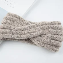 Банты эластичные повязки для волос портативный для женщин трикотажные повязки зима ухо теплая голова обертывание широкие волосы Крытый Йога Фитнес Аксессуары