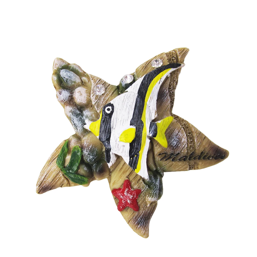 

Handmade Starfish Ocean Fridge Magnet Souvenir Magnets Craft Souvenirs Refrigerator Collectabl Gift for Friend Mother Home Decor