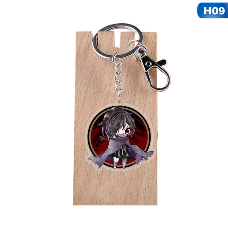 9 Аниме Dororo Hyakkimaru Косплей акриловый брелок кольцо для ключей с подвеской телефон кулон Декор День Рождения вечерние подарки на Рождество - Цвет: 9
