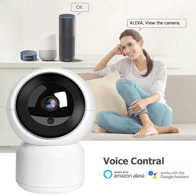 IP камера умная Беспроводная с поддержкой Wi Fi 1080P 2 м|Камеры видеонаблюдения| |