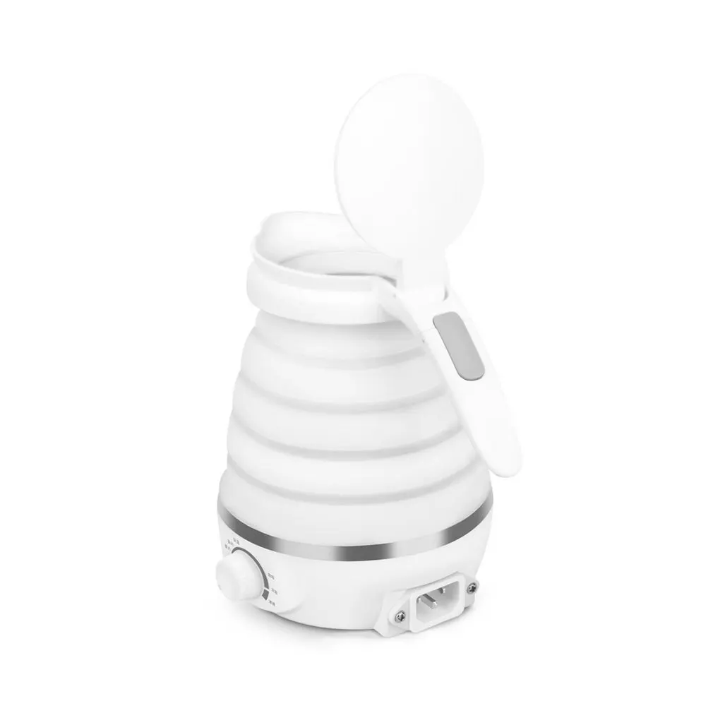 

New0.6L Compact Size Home Electric Kettle Durable Silicone Foldable 850W Portable Travel Camping Water Boiler Electric Appliance