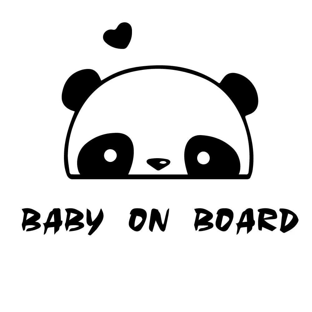

Hot BABY ON BOARD Car Stickers And Decals Creative Car Door Handle Decals Dual Color Design Stickers Vinyls Decals