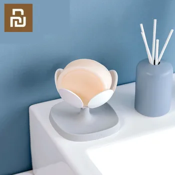 

Youpin YIYOHOME Lotus Soap Holder Container Mounted Soap Holder for Bathroom Product Cosmetics Key Shower Storage Soap Dish