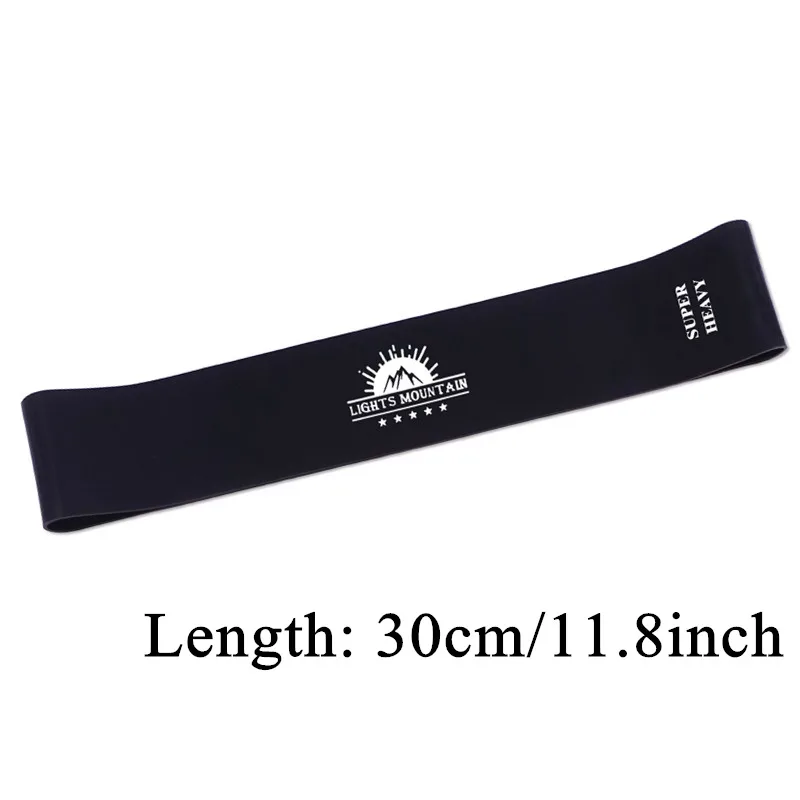 Black-30cm Фитнес резинки резинки для фитнеса резинка для фитнеса резинки для спорта фитнес резинка фитнесс резинки спортивные резинки эспандер экспандер фитнес для спорта 6 цветов, 1,45 мм-0,45 мм, Эспандер для фитнеса - Цвет: Black-30cm