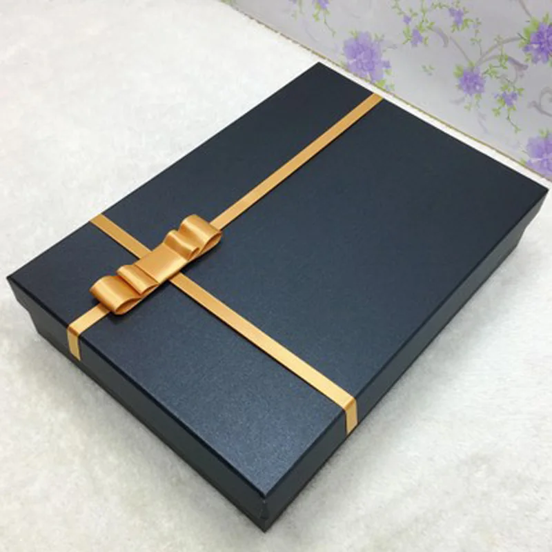 Заказная дополнительная Подарочная коробка большого размера квадратная Подарочная коробка бизнес подарочная коробка - Цвет: black 2