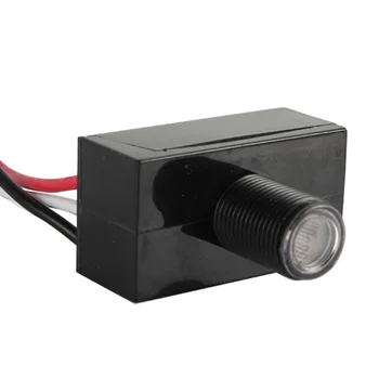 

JL-103A Light Control Photoelectric Sensor Switch 120V Flush Mount Photo Outdoor Dusk Resistor Photocell Electric Led
