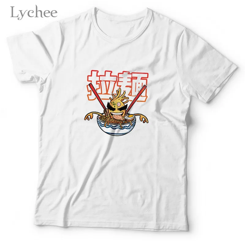 Lychee Harajuku хлопок Японский пищевой принт женские футболки с вырезом лодочкой женские топы футболки короткий рукав свободная женская футболка