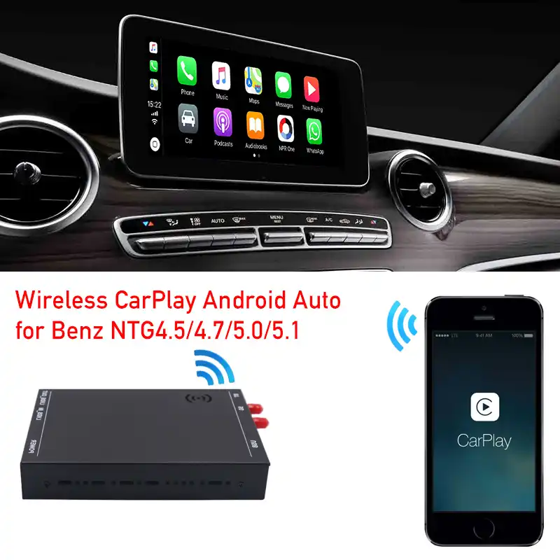 For Mercedes V Class W447 Ntg5 Radio Screen Addon Wireless Apple Carplay Interface Module Box Android Auto Activator Device Tool Car Multimedia Player Aliexpress