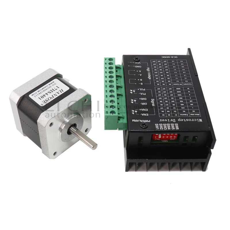 Nema17 Stepper Motor 42 motor 40n.cm 1.7A(17HS4401)with TB6600 stepper motor driver 3D printer 4-lead