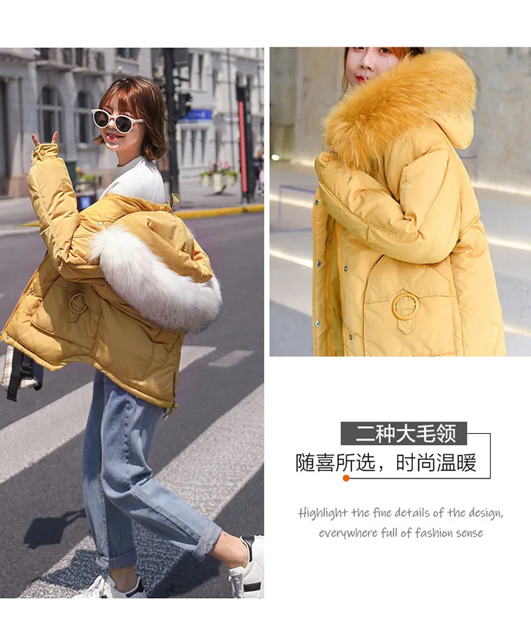Пуховик с хлопковой подкладкой, одежда для женщин,, корейский стиль, Dongdaemun, короткий рост, для студентов, свободный крой, одежда с хлопковой подкладкой, Sho