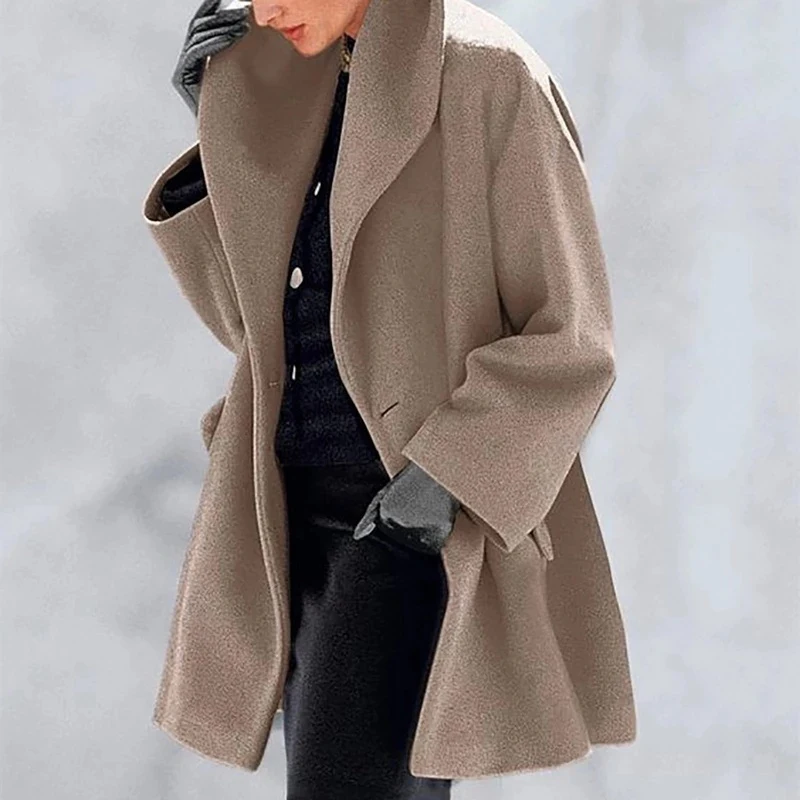 Autumn and Winter Loose Office Coats and Jackets