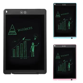 

12 inch LCD Writing Tablet Support One Click Clear Function Portable Writing Electronic Notepad Drawing Board with Stylus pen