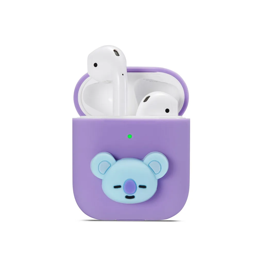 Силиконовый чехол для Airpods 1 2 зарядный 3D милый мультяшный полный защитный s Япония