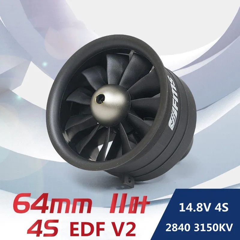 Moteur brushless 2840 3900KV 3S pour drone RC, connecteurs et dissipateur thermique en aluminium.