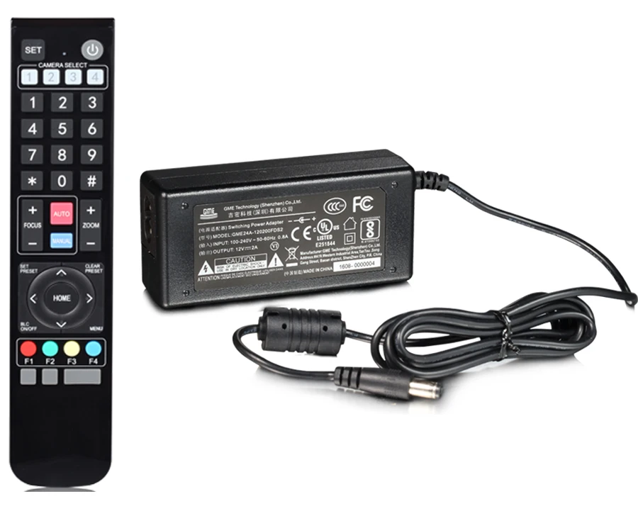HD PTZ video conference camera power adaptor ptz camera streaming power