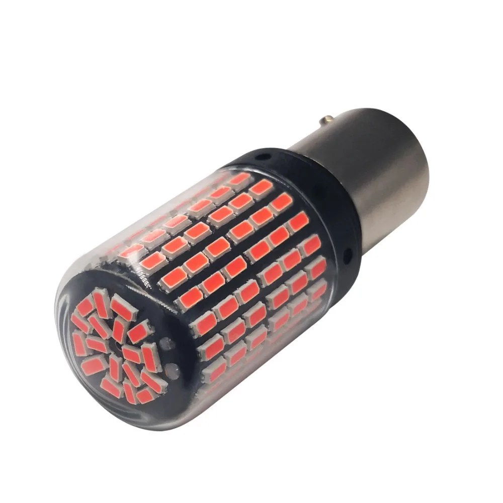 Фабрика 1156 1157 3014 144smd декодирование автомобиля светодиодный сигнал поворота постоянного тока широкое давление 12-36 в