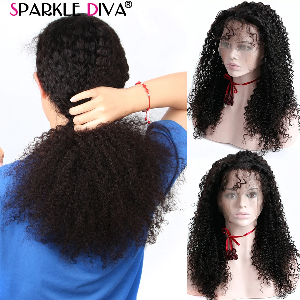 Малайзийский кудрявый парик на кружеве 150% бесклеевой кружевной передний парик из человеческих волос для черных женщин Remy 13*4 парик на кружеве с детскими волосами