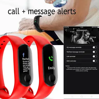 

2020 New Color Screen Smart Wristband Smart Band Waterproof Ip67 Blood Pressure Heart Rate Activity Fitness Smart Bracelet