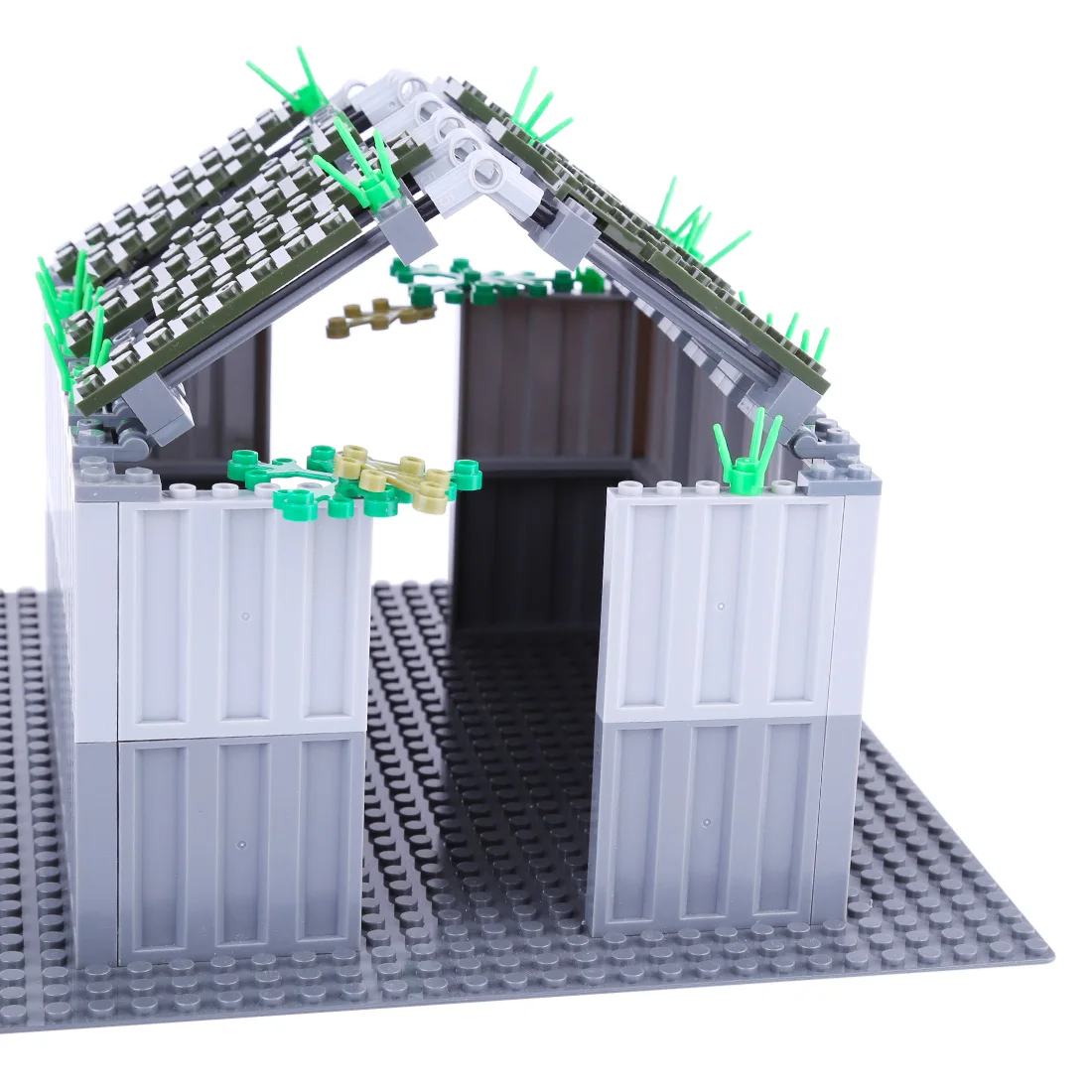598Pcs Military Theme DIY Small Particle Building Block Shooting Scene Toy Kit For 100 Building Block 4