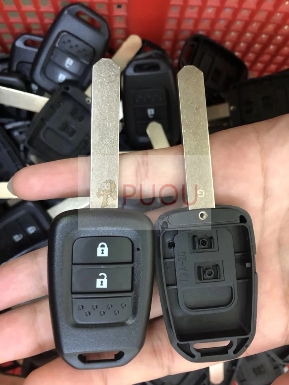30 шт./лот 2 2+ 1 3 3+ 1 кнопки дистанционного ключа чехол для Honda Accord Civic Odyssey Fit Fob