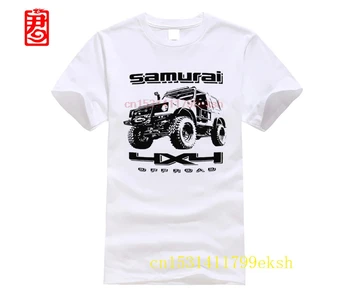 

Men T shirt Off Road Fan Suzuki Samurai s Short Sleeve White and Grey S-3XL funny t-shirt novelty tshirt men