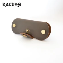 Ручной Ретро Crazy Horse кожаный унисекс держатель для ключей креативный мужской мешочек с брелоком сумка маленькая Женская безопасная вешалка для ключей простые брелоки