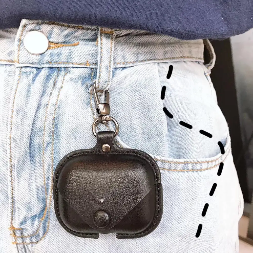 Из искусственной кожи чехол для AirPods Pro Чехол Coque Earpods чехол для Airpod Pro Чехол для Apple Air Pods Pro Чехол для наушников с зарядным устройством