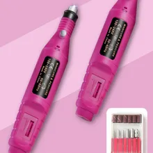 Электрическая дрель для ногтей педикюрная ручка шлифовальный аппарат для маникюра машина для ногтей биты пилка маникюрная пилка художественные инструменты