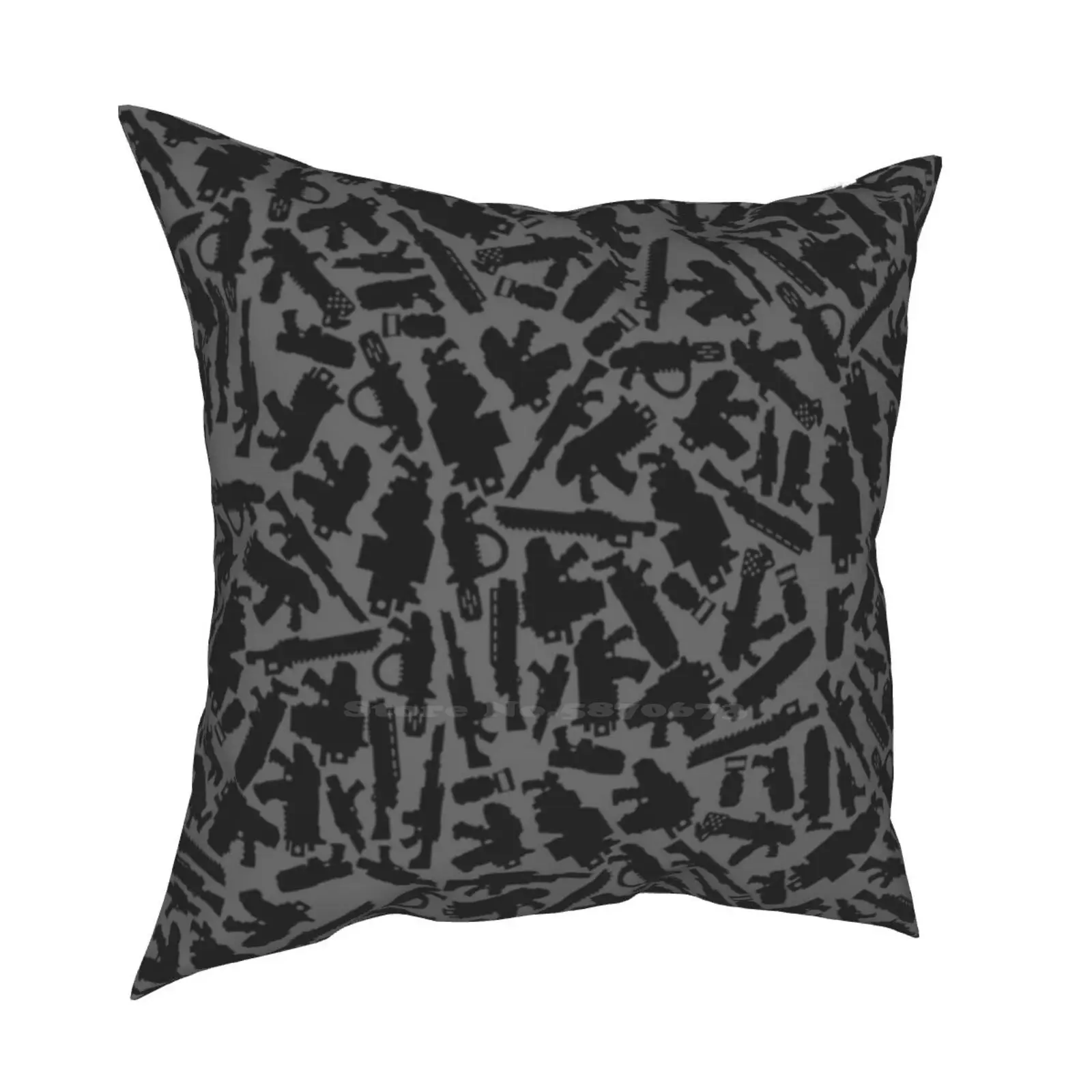 Ricarica (Grigio) Fodera Per Cuscino Per Divano Per Auto Da Casa Federa 40K Pistole 40K Space Marines