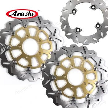 

ARASHI NINJA ZX6RR Front Rear Brake Rotors Brake Disc Set For KAWASAKI ZX-6RR NINJA 2005-2006 ZX 6RR ZX636 ZX6R ER6F ER6N ZX10R