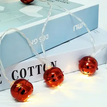 

2M 10LEDs Christmas Lights Party LED String Lights Holiday Garland Home Decor Christmas Bell String Lights Decoration