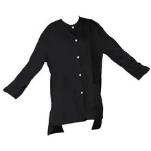 Hair Barber Fashion Work Clothes Hairdressing Long-sleeved Overalls Pet Grooming Costume Hair Stylist Apron