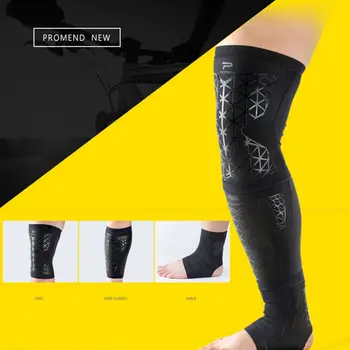 1pc Enkel/Been/Knie Pad Mouw Ademend Schokabsorptie Warmer Protector Outdoor Gym Basketbal Voetbal ..