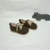 Suede Leather Boy's Casual Shoes Top Quality Cowhide Children's School Shoes Genuine Leather Non-slip Kids Flat Shoes 4