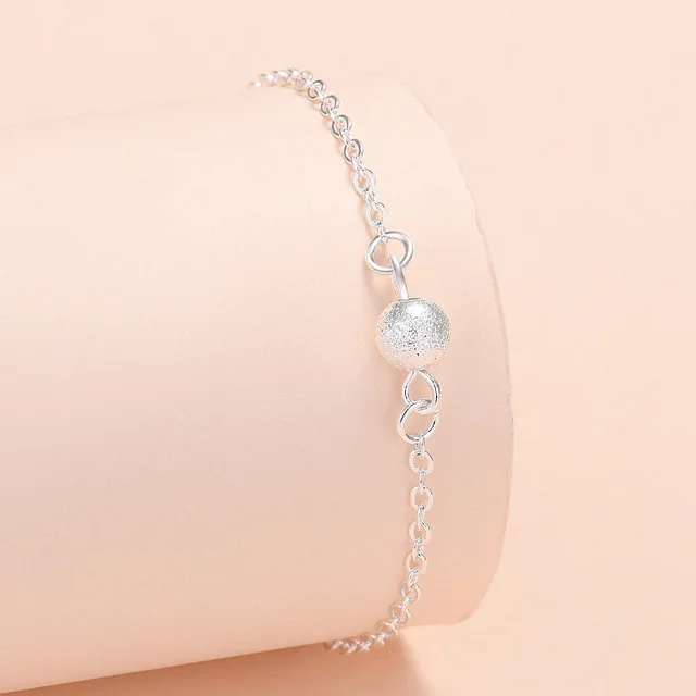 925 Sterling Silver Women Heart Bracelets On Hand Star Chain Bracelets For Girls Luxury Jewelry Jewellery Gifts For Women 3045