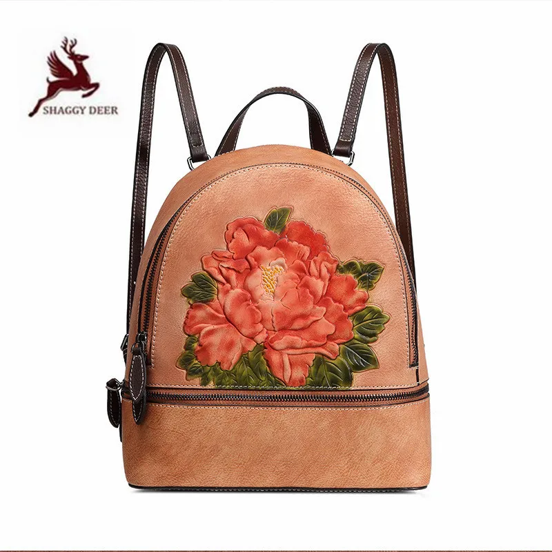 

Western Style Luxury Designer Beautiful Women Backpack Wear-resistant Casual Lady Outdoor Bags