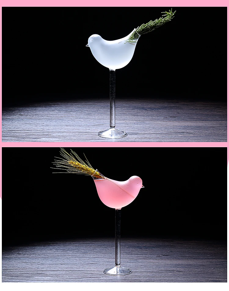 Nique интересный 3D птица молекулярный Копченый бокал для коктейлей Бар Диско ночной клуб DIY Коктейльные Вечерние шампанское Tiki Кубок, бокал для вина