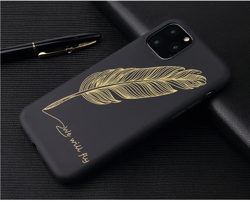 Мягкий силиконовый чехол для iPhone 11Pro 6 6s X 7 8 Plus 5S SE XS Max XR чехол для телефона
