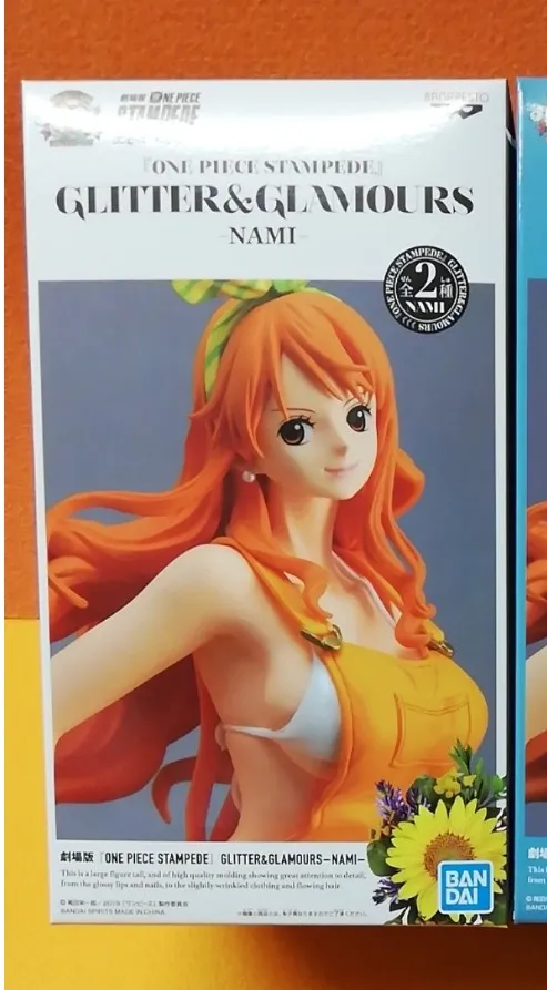 Японское аниме "ONE PIECE STAMPEDE" Banpresto блеск и гламуры Коллекционная Фигурка-нами