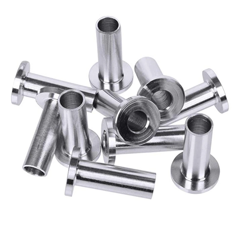 65Pack Stainless Steel Protector Sleeves for 1/8 5/32 or 3/16 Inch Cable Railing with a Drill Bit