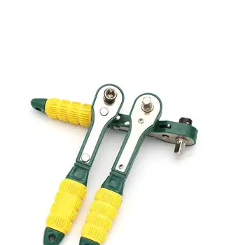 

6.35Mm Mini 1/4 Head Screwdriver Pole Ratchet Socket Wrench With Dual-Head Car Repair Tool Accessory Hand Tool