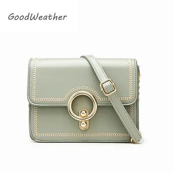 

Small Shoulder Bags For Women Designer Green Leather Women's Bag Female Elegant Chain Shoulder Bag Woman