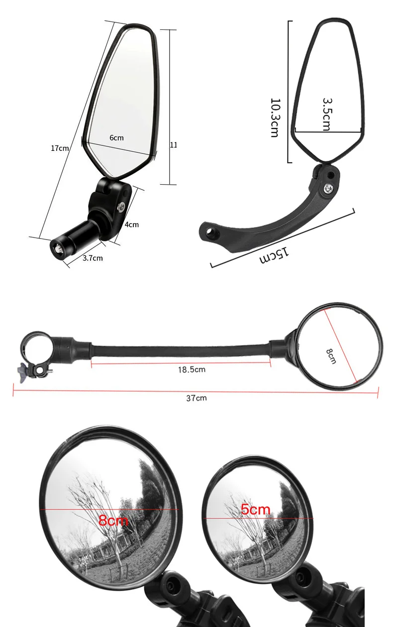Retroviseur Trotinette Electrique Retroviseur VéLo Retroviseur