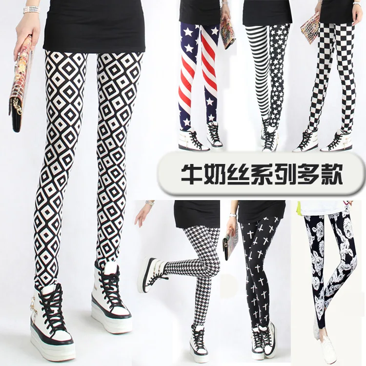 

Printed Leggings Jack Skellington Plus Size Leggings Vs Pink Workout High Waist Leggings American Apparel