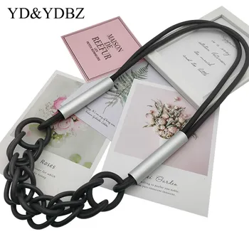 

Splicing Rubber Necklaces - necklaces for women big Jewelry for Choker Sweater Chain Long collares Handcrafted African Pendant