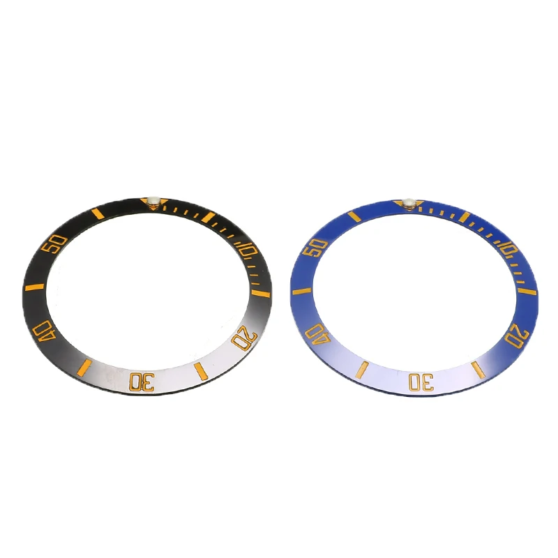 38mm Watch Bezel Ceramic Watch Face Inner Diameter For 30.7mm Men's Watches Replacement Parts Accessories